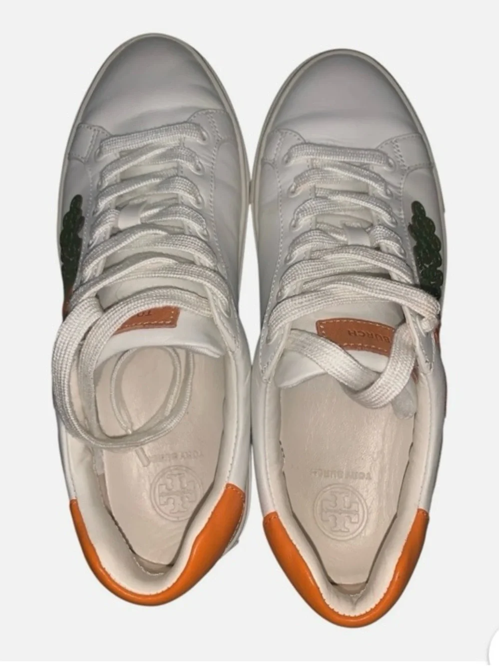 Tory Burch Leather Fruit basket sneakers size 7.5 M